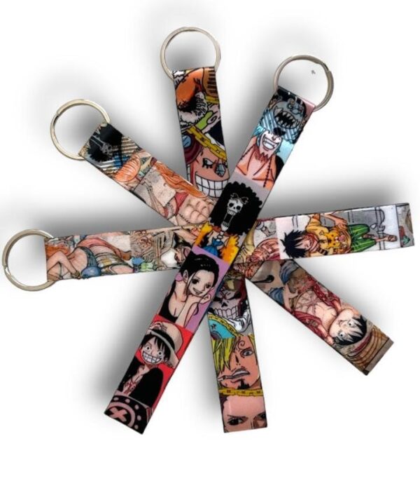 Goku Ki Dukan One Piece Classic Anime Lanyard Keychain - Pack of 4 - Image 3