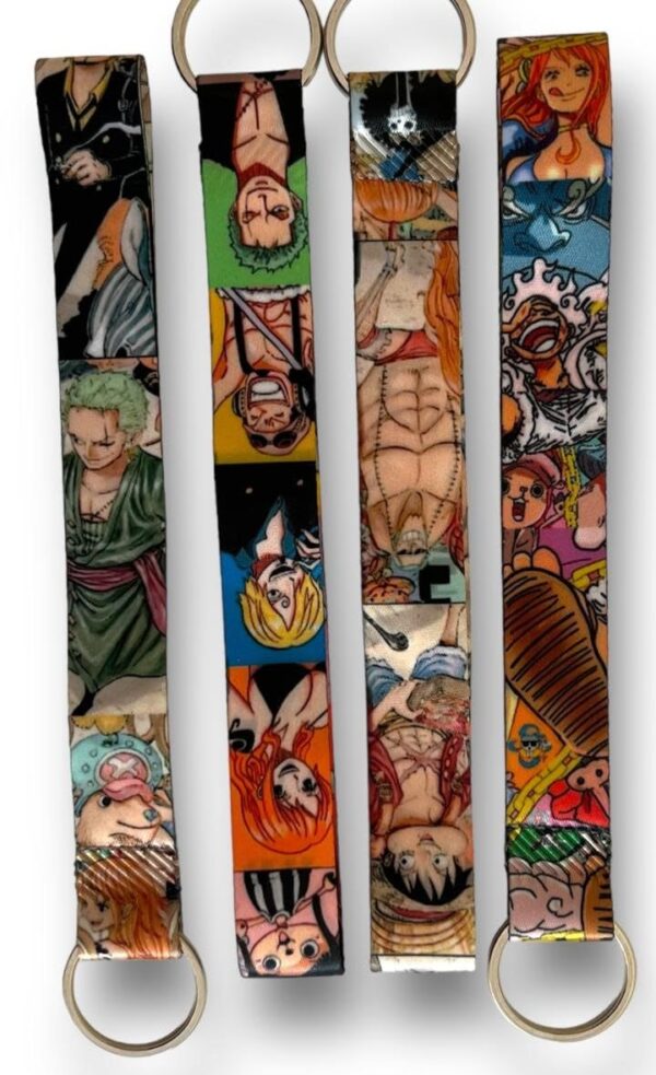 Goku Ki Dukan One Piece Classic Anime Lanyard Keychain - Pack of 4 - Image 4