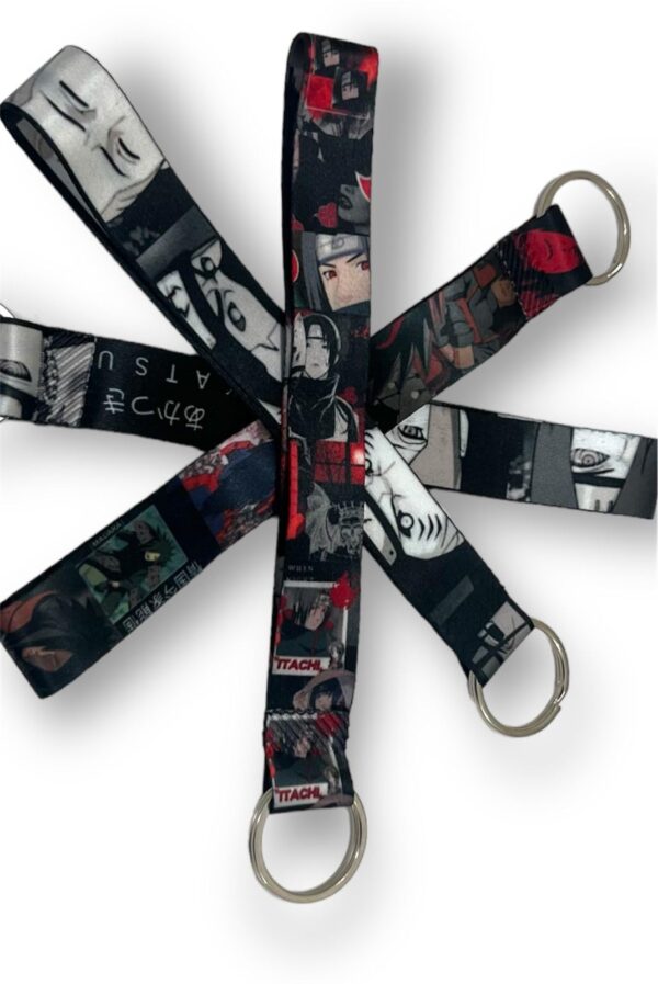 Goku Ki Dukan Pack of 4 Itachi Uchiha Clan included Madara Lanyard Keychain with Free Itachi Stickers Set - Image 3