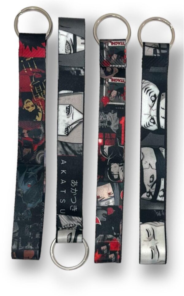 Goku Ki Dukan Pack of 4 Itachi Uchiha Clan included Madara Lanyard Keychain with Free Itachi Stickers Set