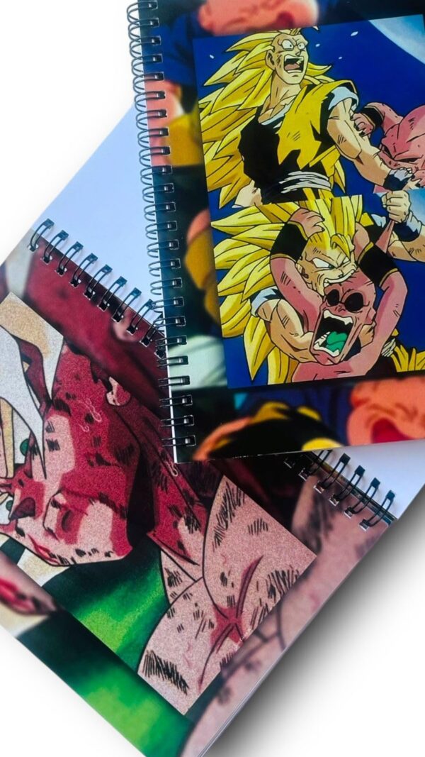 Goku Notebook/Sketchbook with 24 artcovers of Goku & Free Stickers for Writing Your journals or Drawing Purpose with 120GSM Off-White Color Paper - Image 7