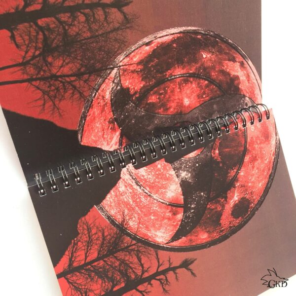 Itachi Uchiha Notebook with 10 free itachi stickers,24 itachi Art Covers in Coated Embossed Board Canvas paper,Quotes of Itachi from Naruto on every Page of 120GSM OFF-White Color Paper by GokuKiDukan - Image 5